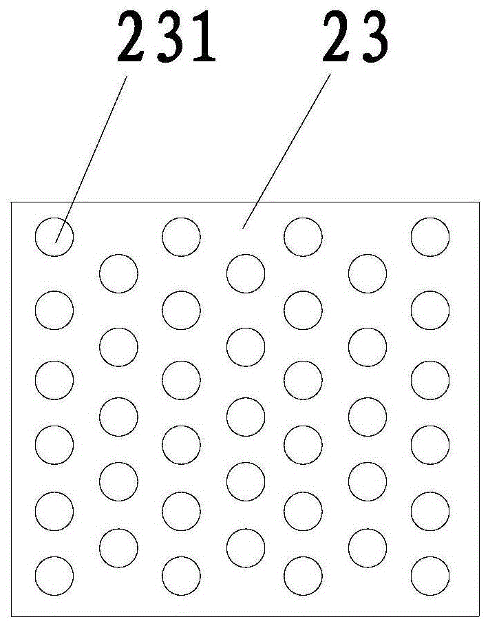 A moisture absorption hot air circulation oven