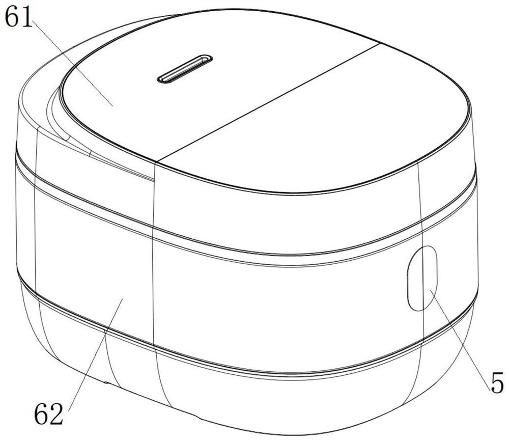 Cover opening mechanism and electric cooker