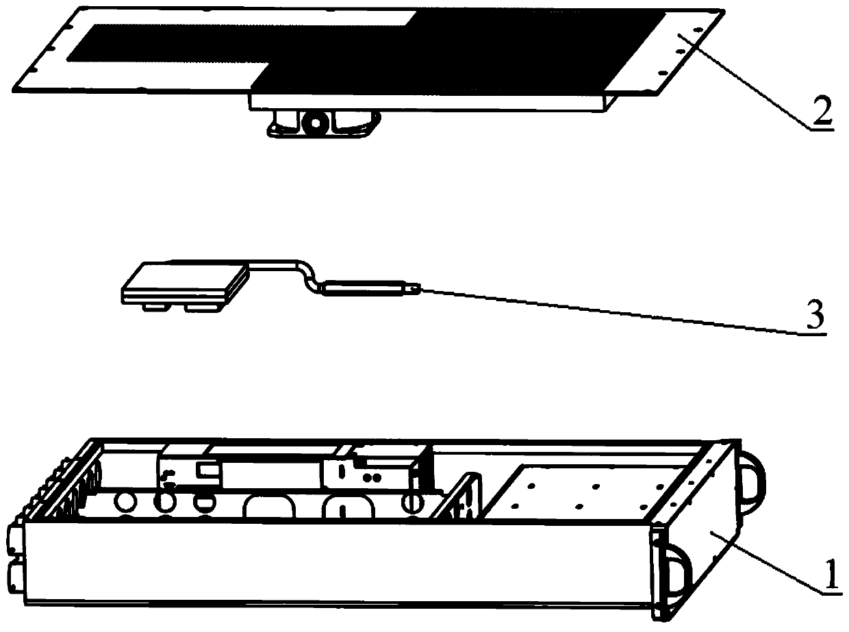 Heat dissipation system for passive heat dissipation of computer