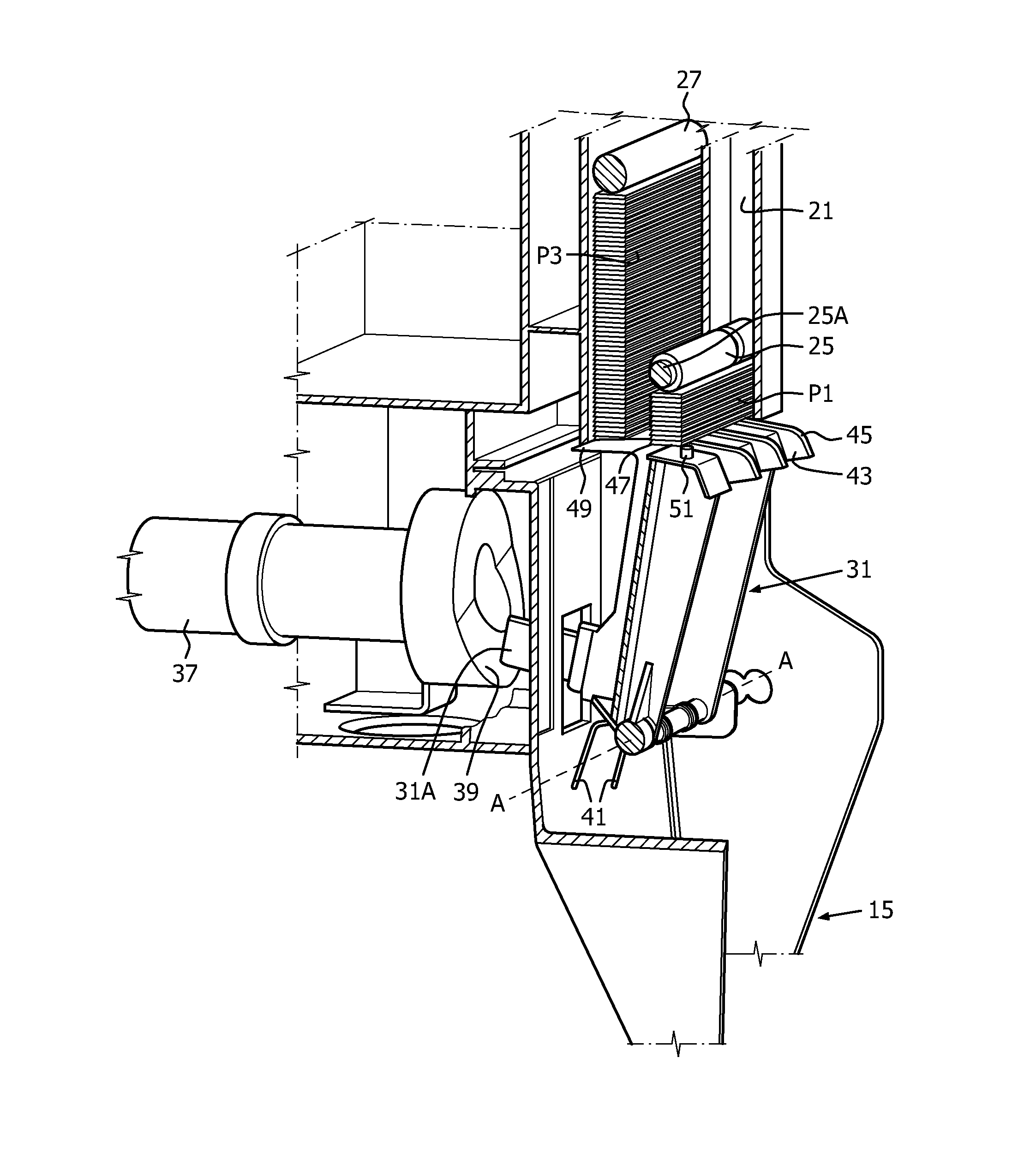 Stirrer or spoon dispenser for beverage dispensing machines