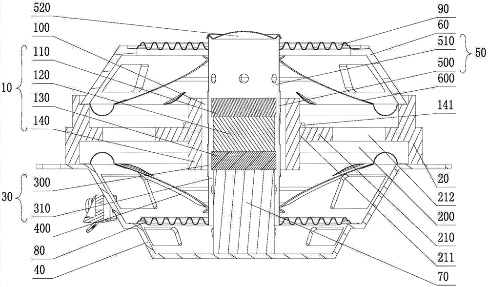 Push-pull loudspeaker