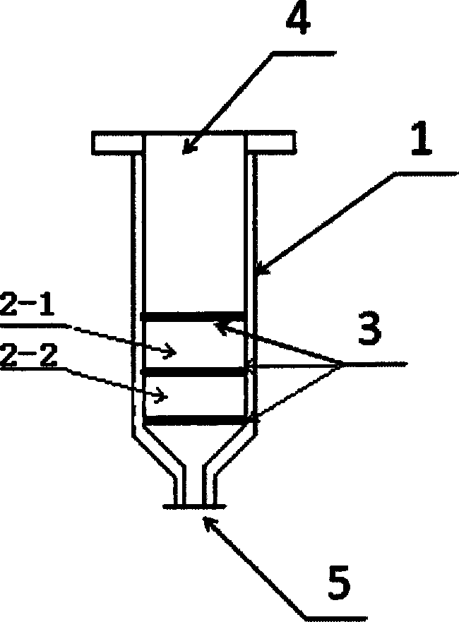 Sample pretreatment method for tea leaf pesticide residue detection and tea leaf purification column