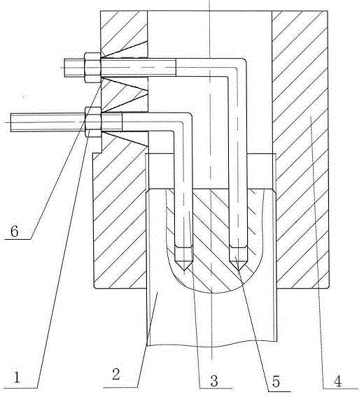 Double eccentric crank thread anti-loosening device