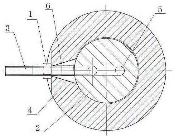 Double eccentric crank thread anti-loosening device