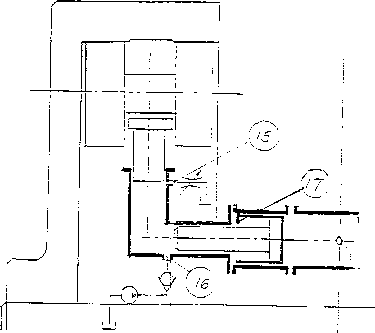 Hydraulic drive internal combustion engine