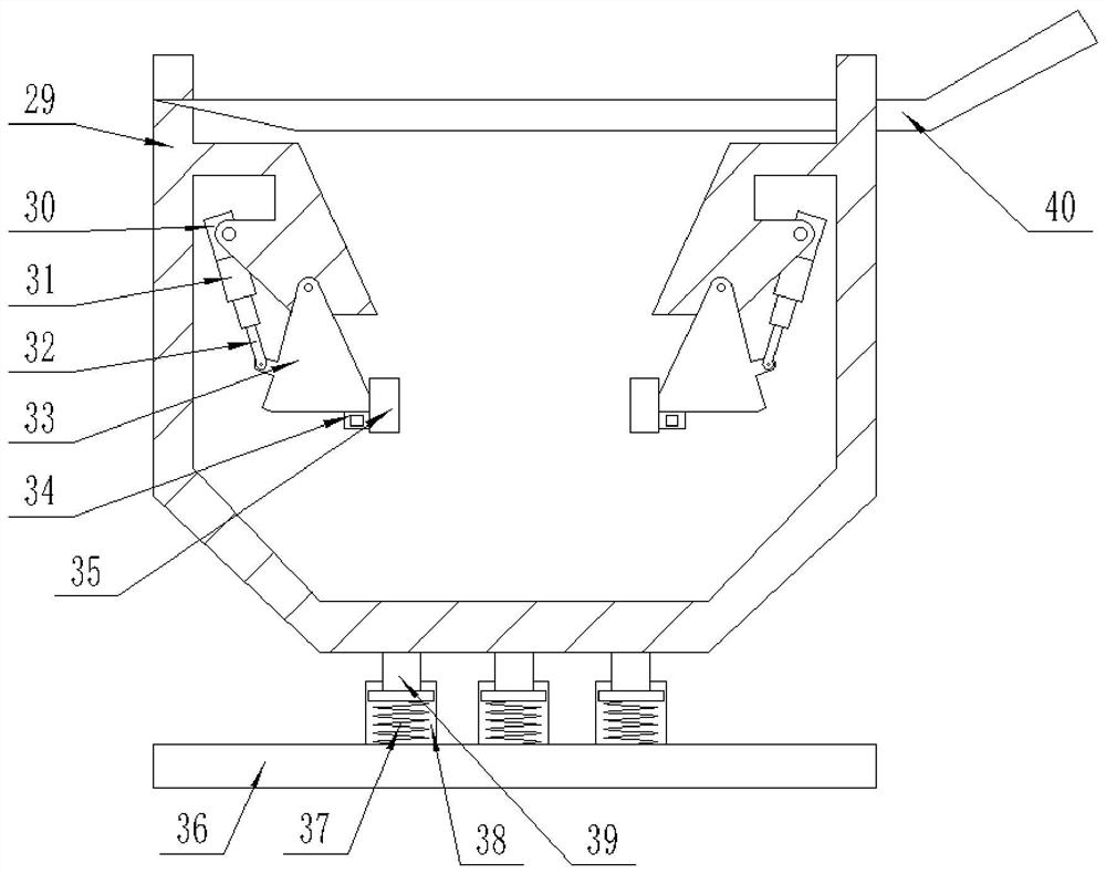 Intermittent feeding device for compound fertilizer production