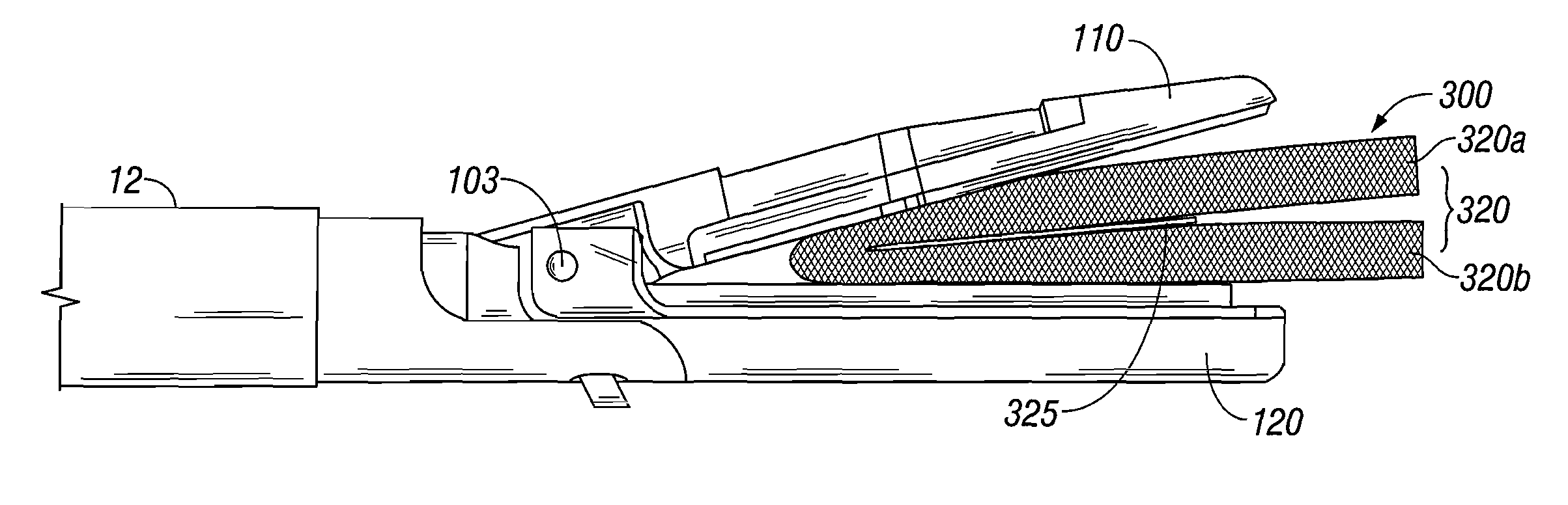 Apparatus and method for measuring pressure between jaw members