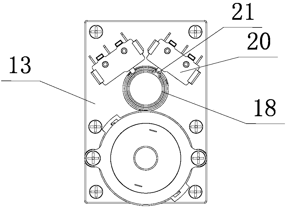 Milk delivery pipe switching device of milk foam device