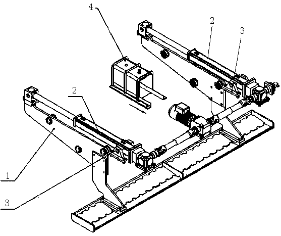 Side part shielding device of a rolled medium plate cooling system