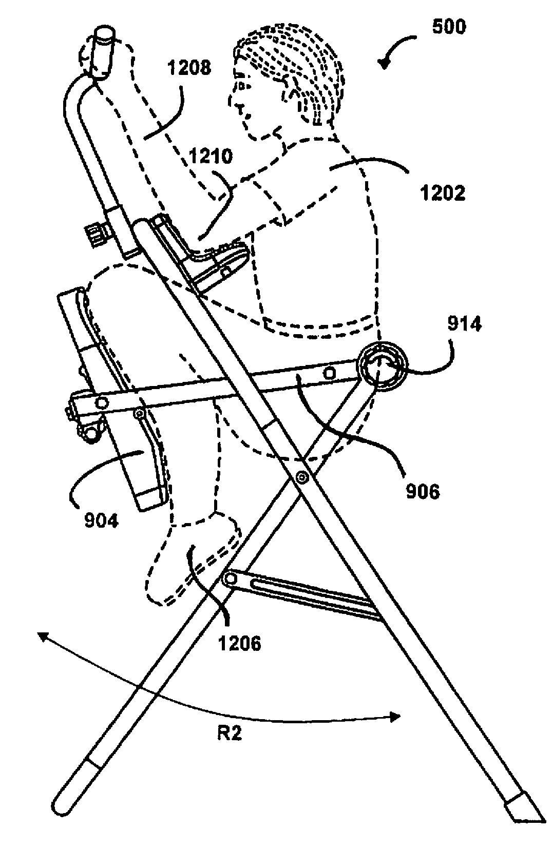 Abdominal exercise machine