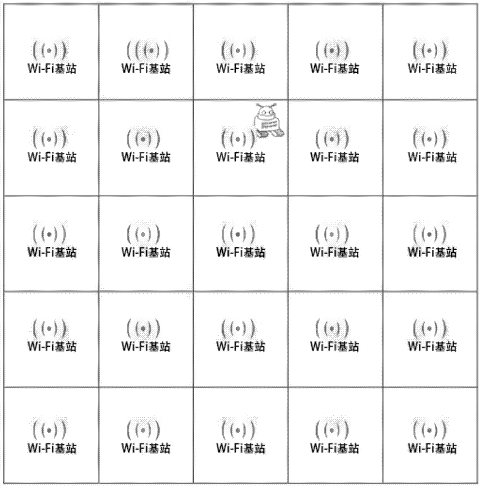 Robot map drafting and positioning method based on wireless base station and laser sensor as well as system thereof