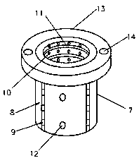 High wear resistance stirring shaft