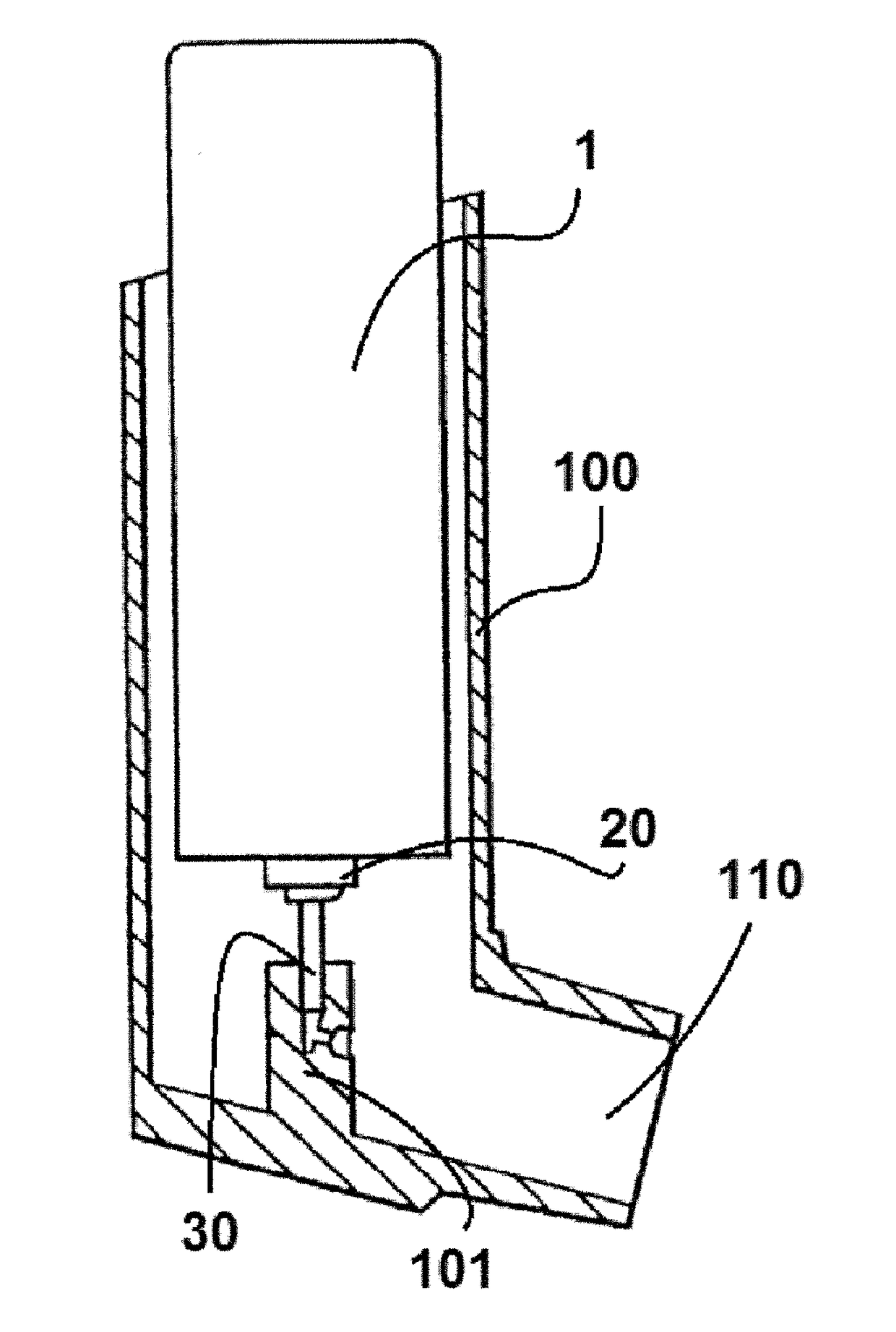 A fluid dispenser device