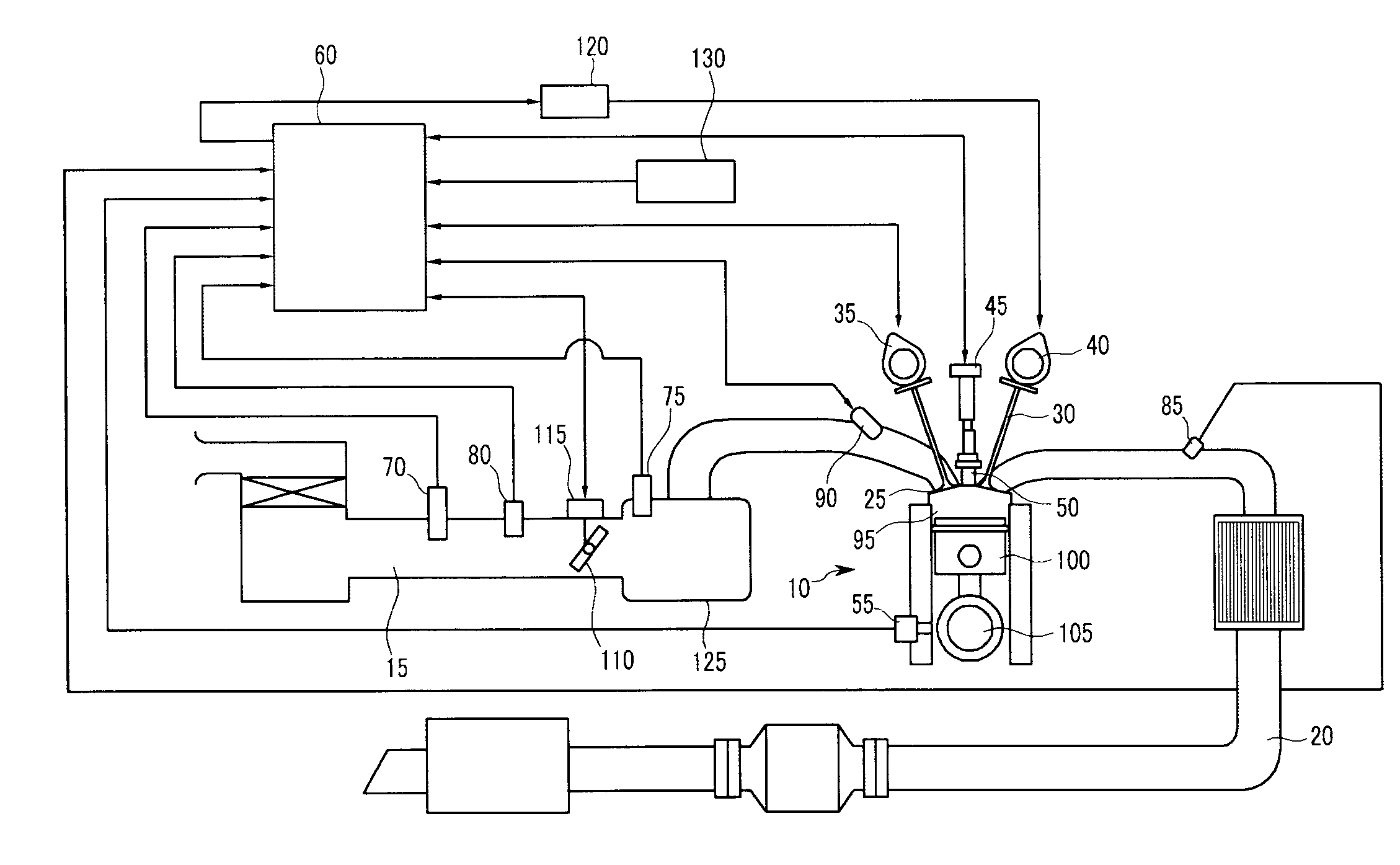 Vibration reducing system at key-off and method thereof