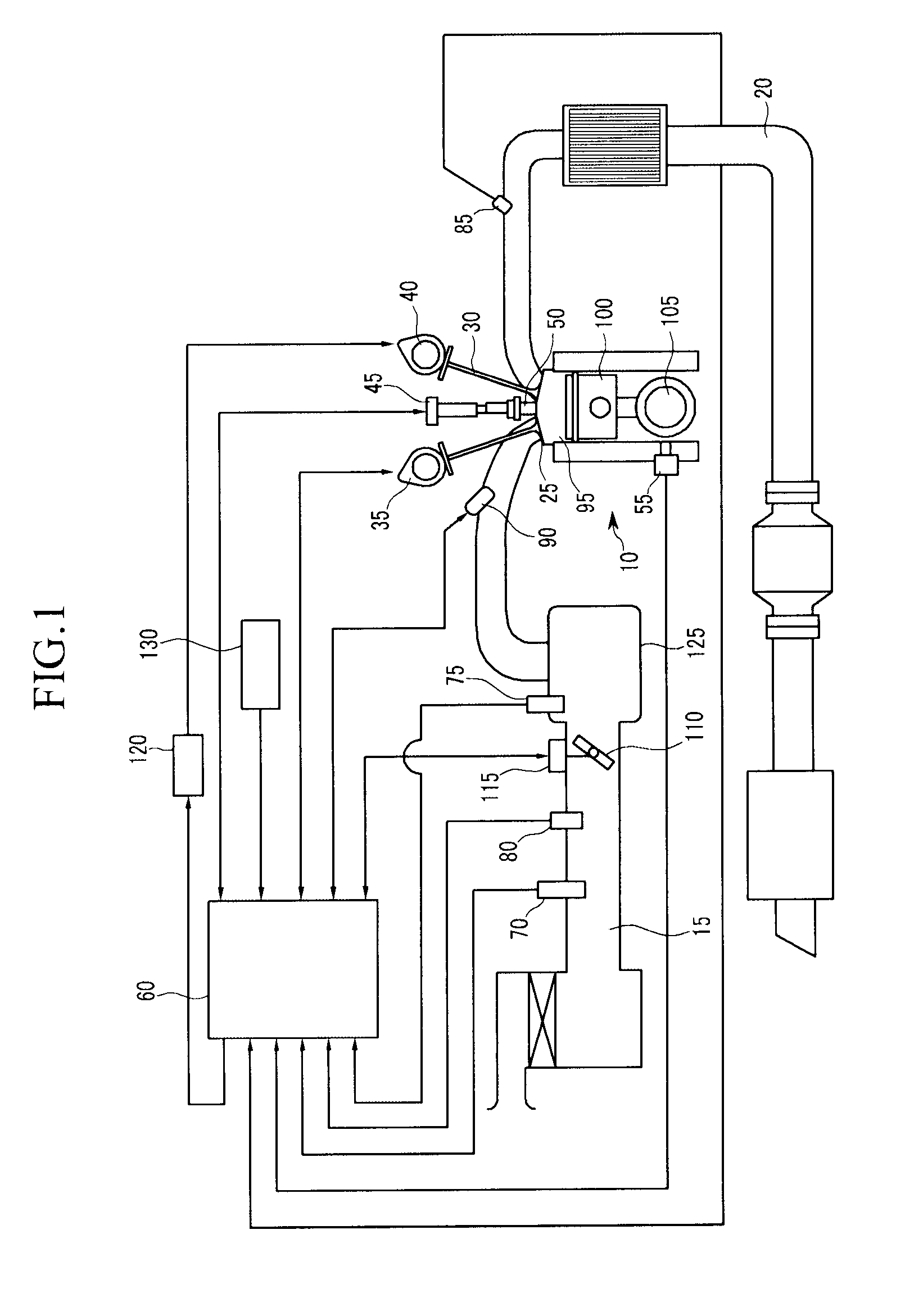 Vibration reducing system at key-off and method thereof