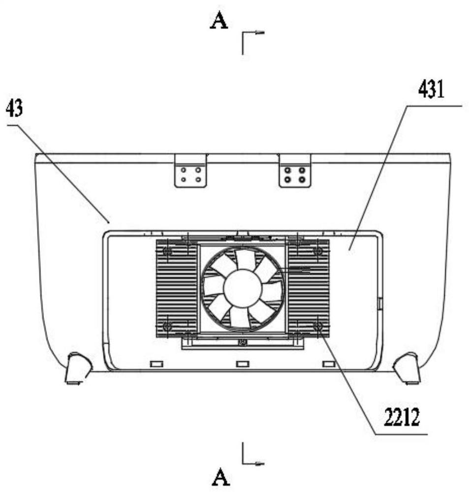 Clamping device and heat exchange module based on clamping device