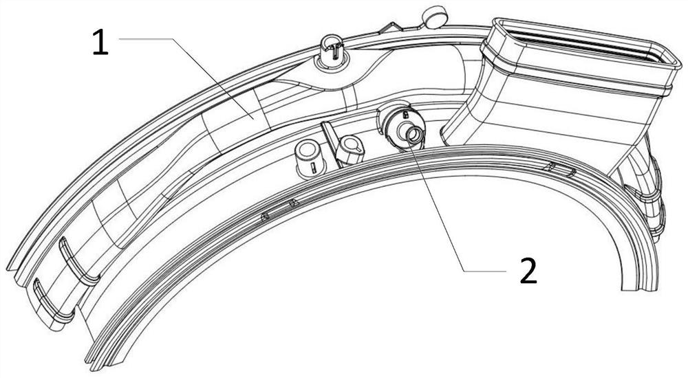 Atomizing device for clothes treatment equipment