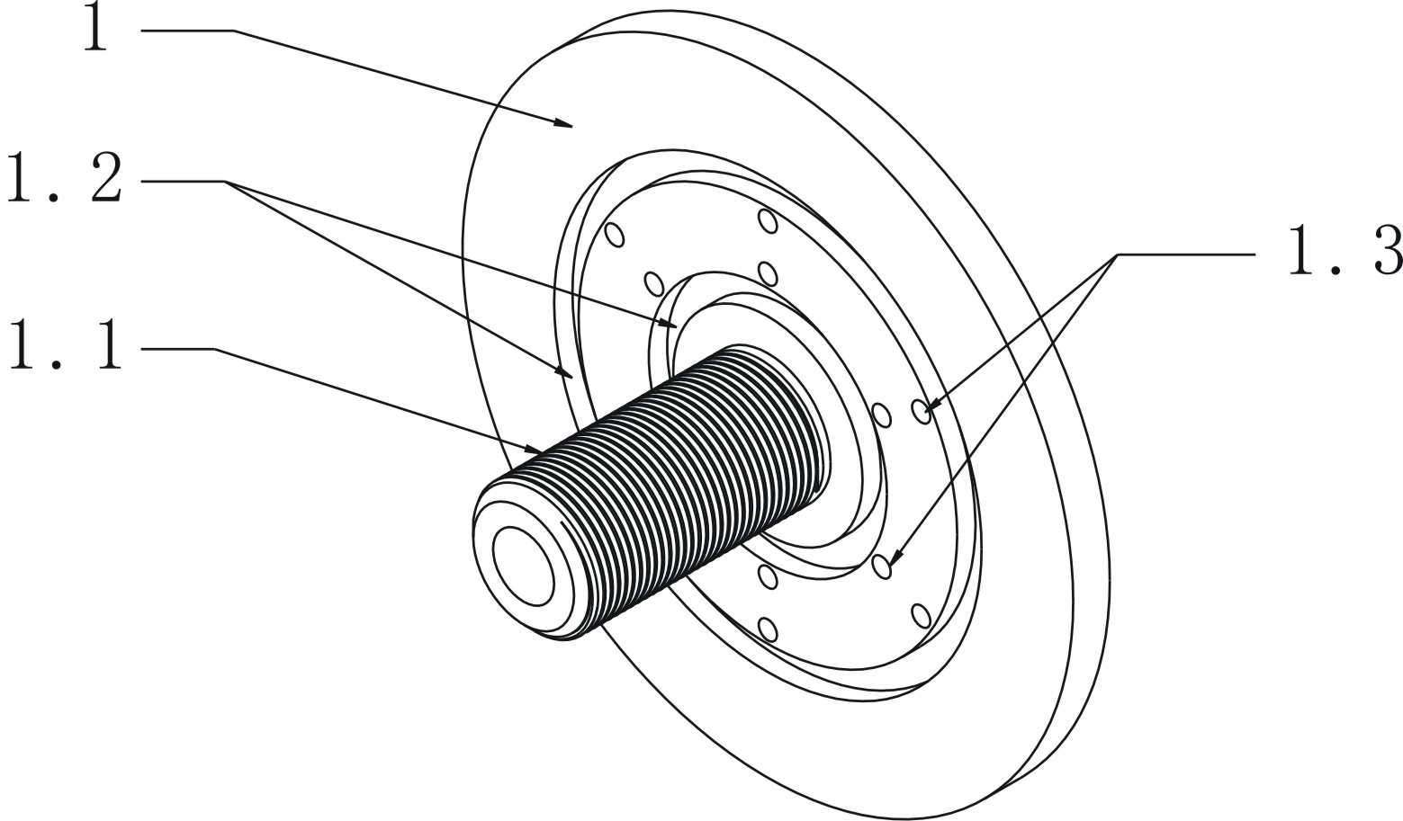 Separable demoulding skeleton for manufacturing optic fiber loop of optic fiber gyroscope