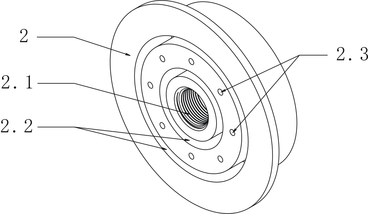 Separable demoulding skeleton for manufacturing optic fiber loop of optic fiber gyroscope