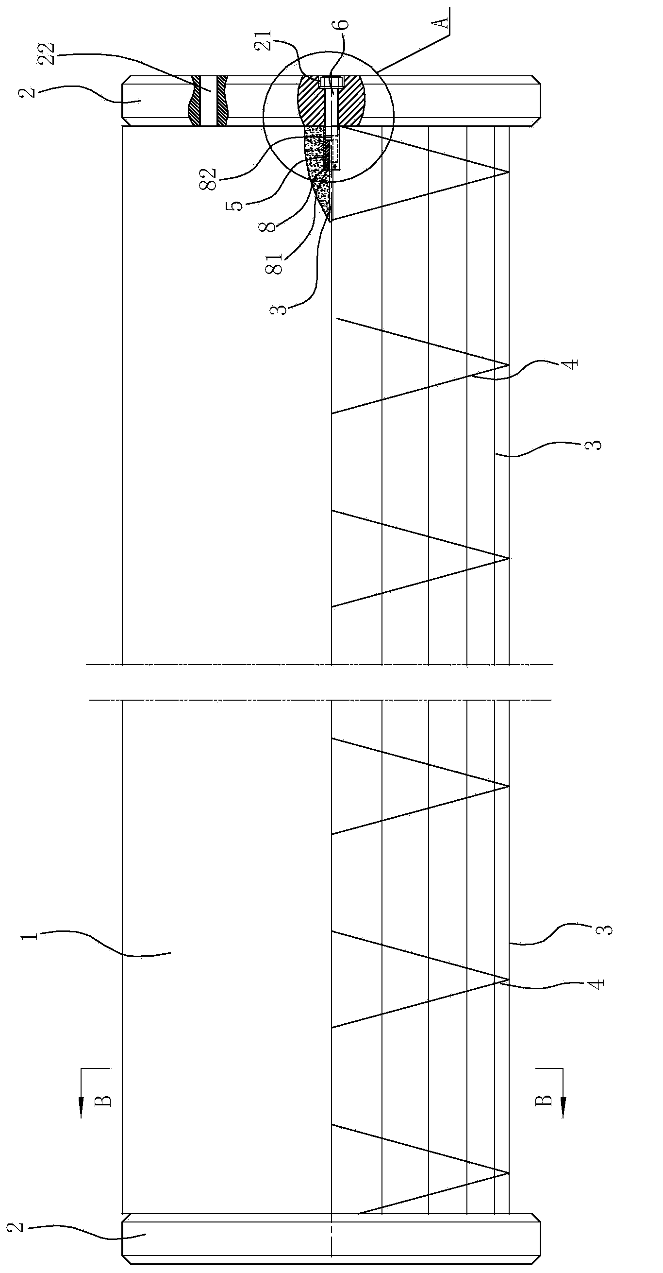 Pre-tensioning method centrifugal concrete pile with steel strands and manufacturing method