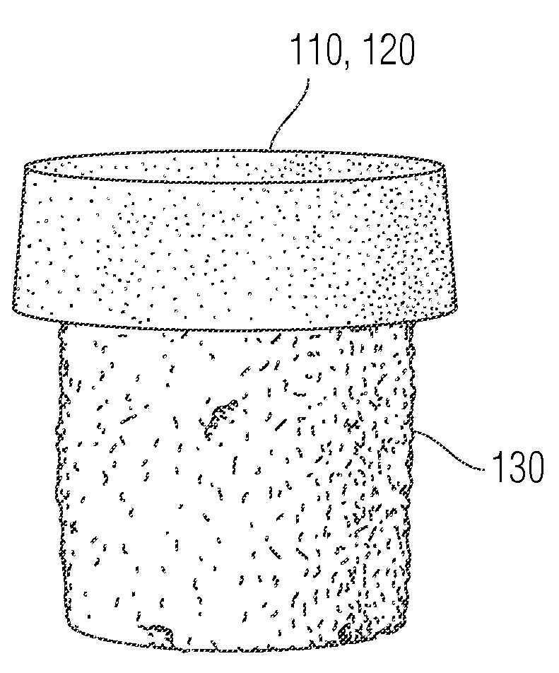 Multi-component non-biodegradable implant, a method of making and a method of implantation