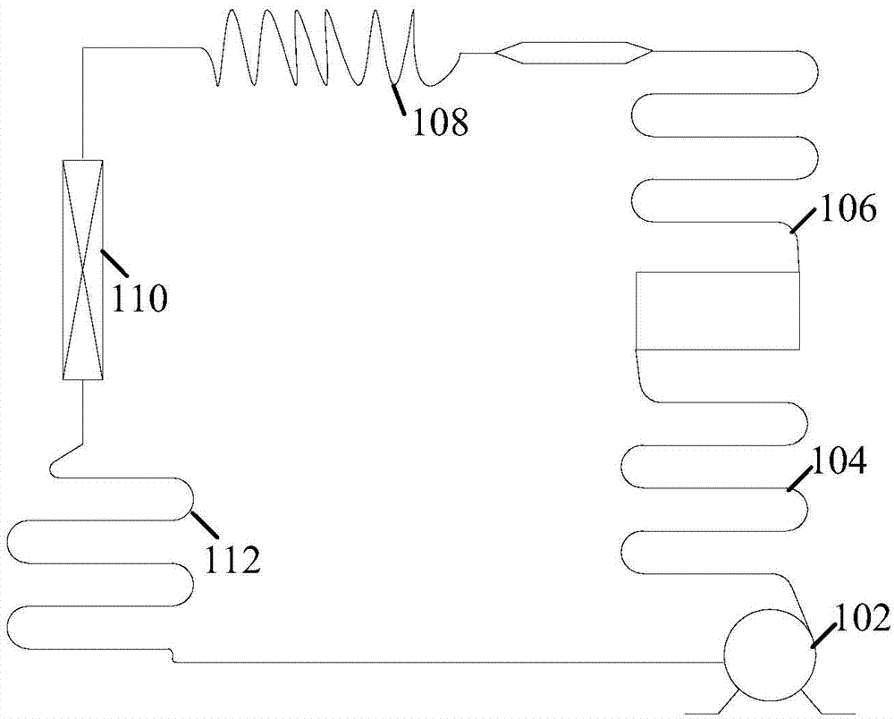 Refrigerating system for refrigerator and refrigerator