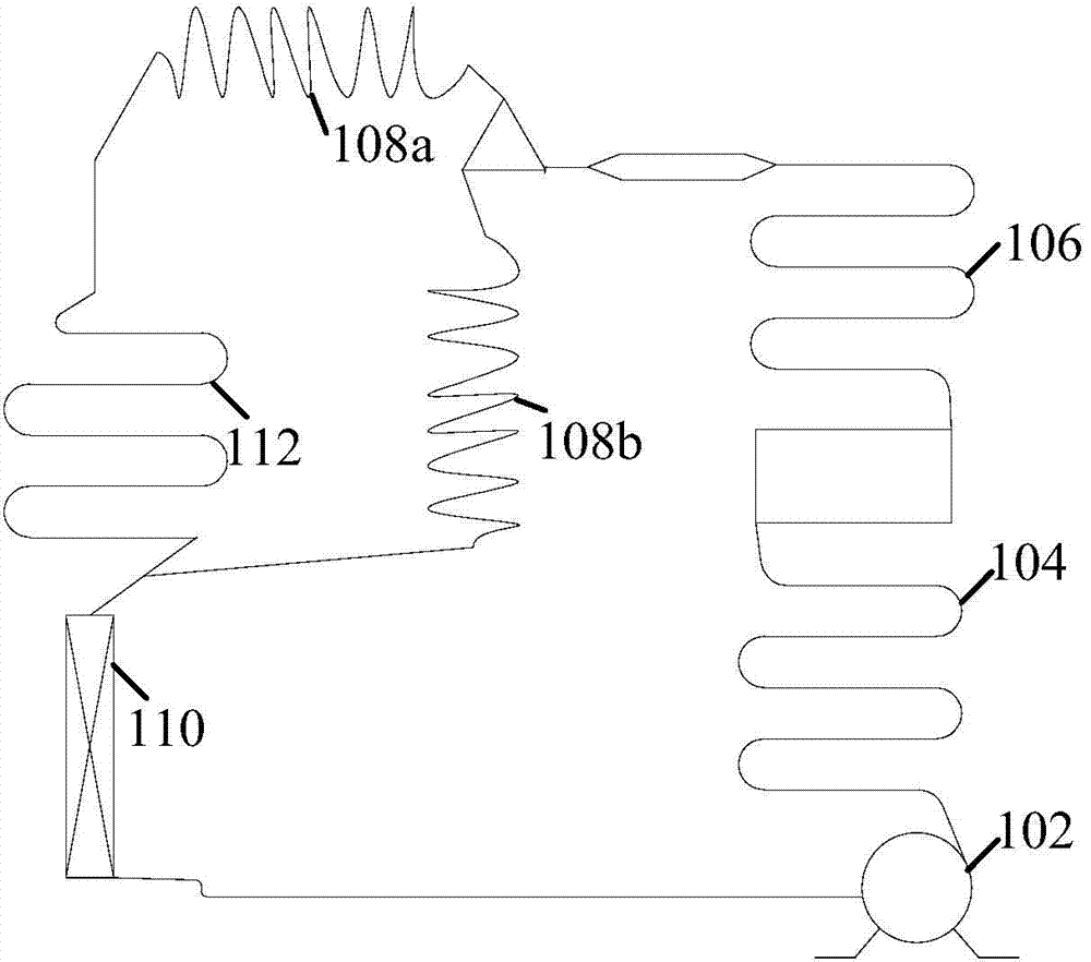 Refrigerating system for refrigerator and refrigerator