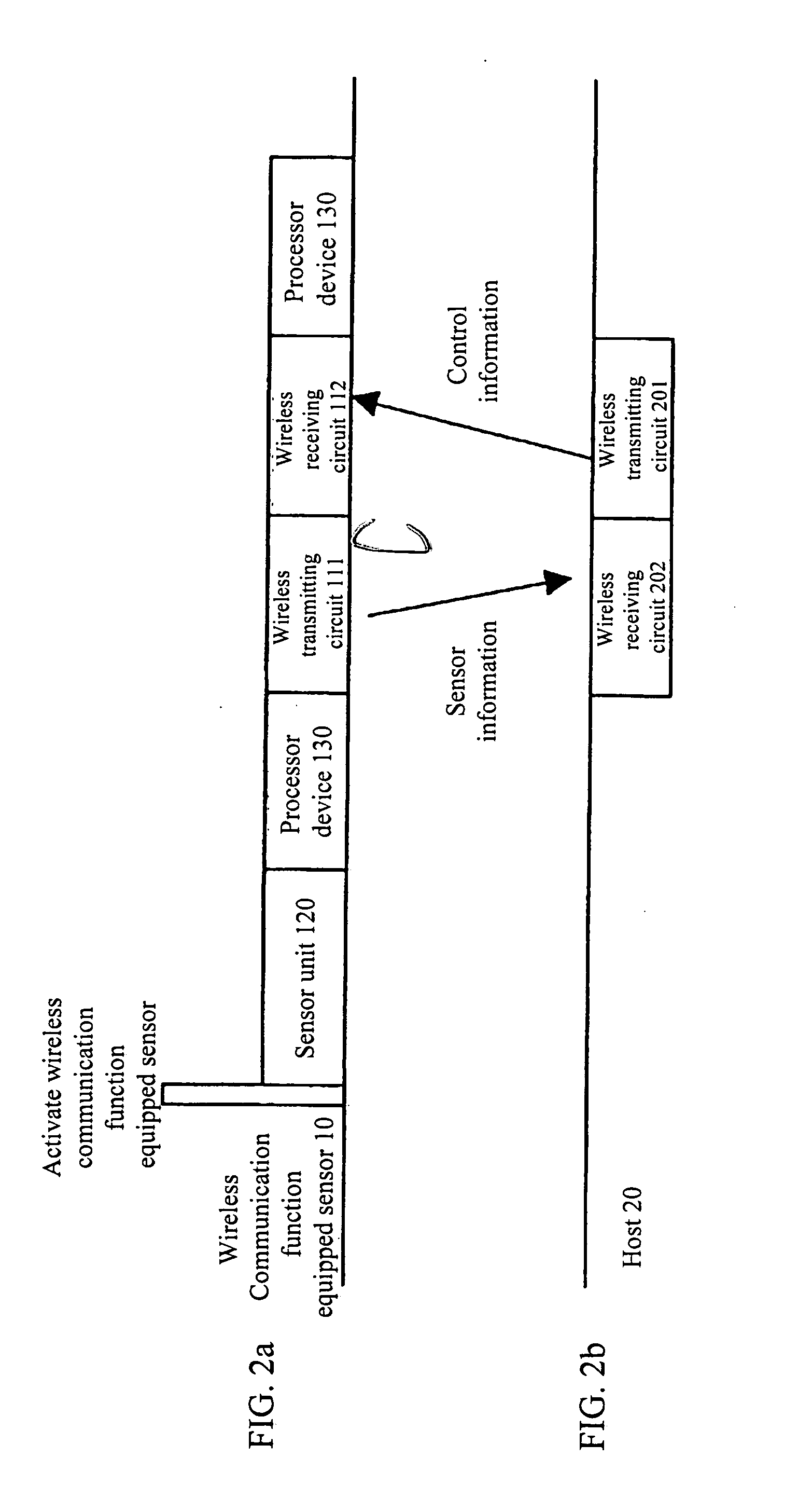 Sensor with wireless communication function