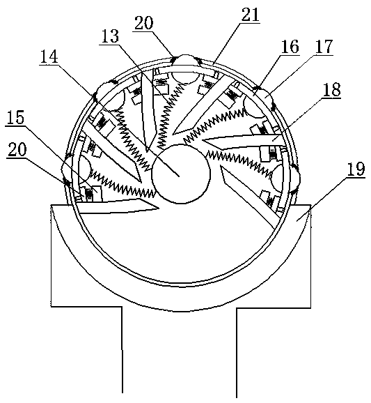 Touch overflow type anti-crossing fence