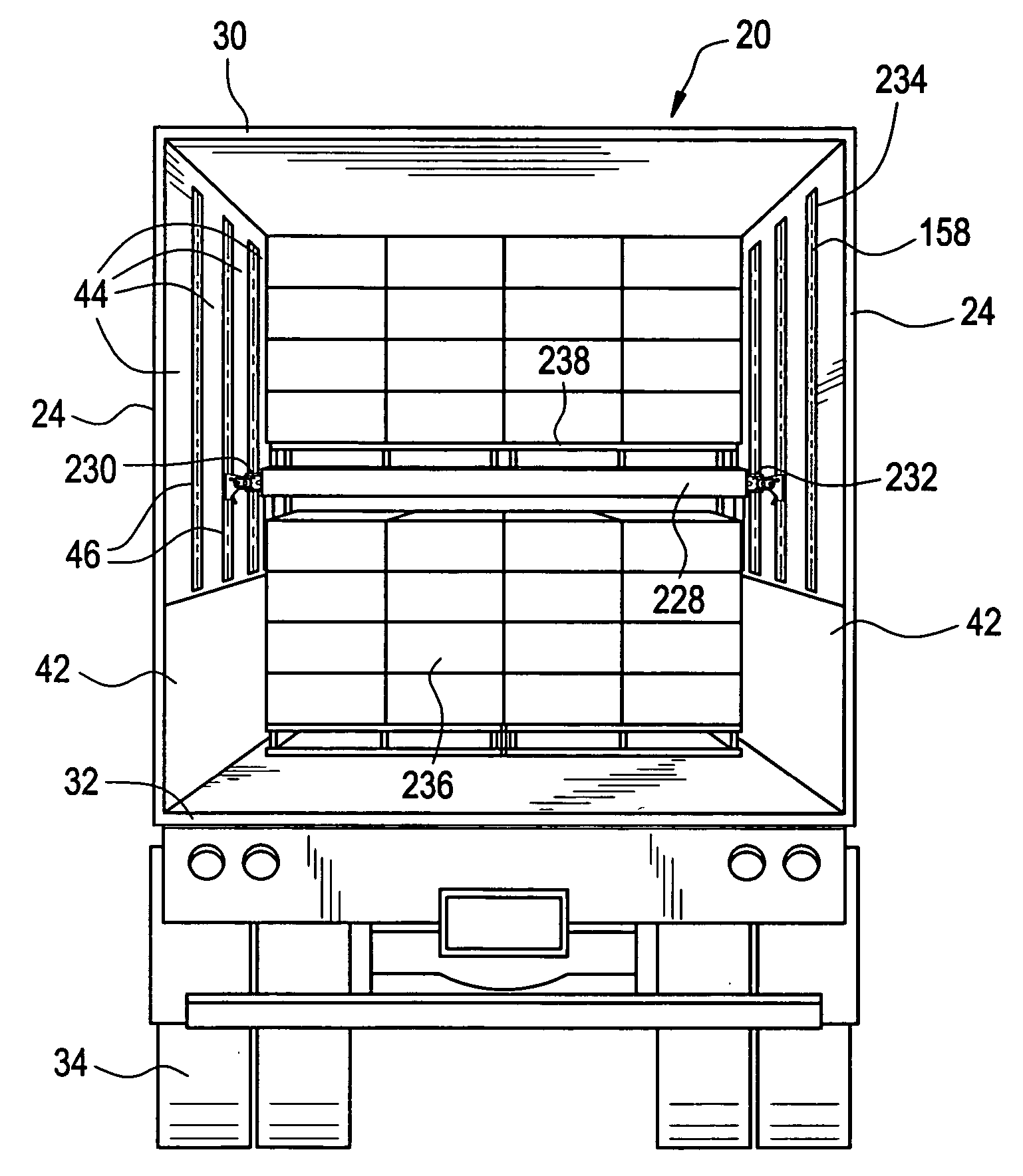 Integrated anchoring system and composite plate for a trailer side wall joint