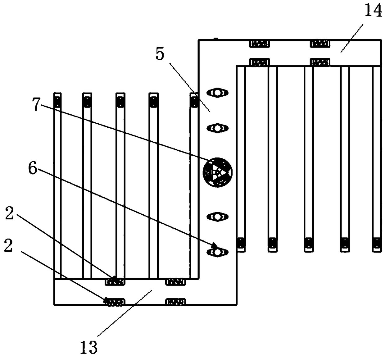 Unmanned forklift based on multiple wheels