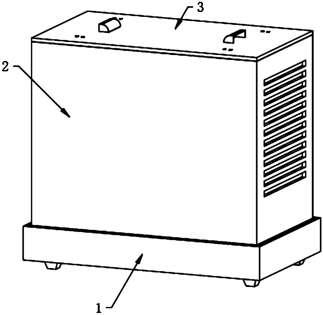 Computer protection chassis with shock absorbing function