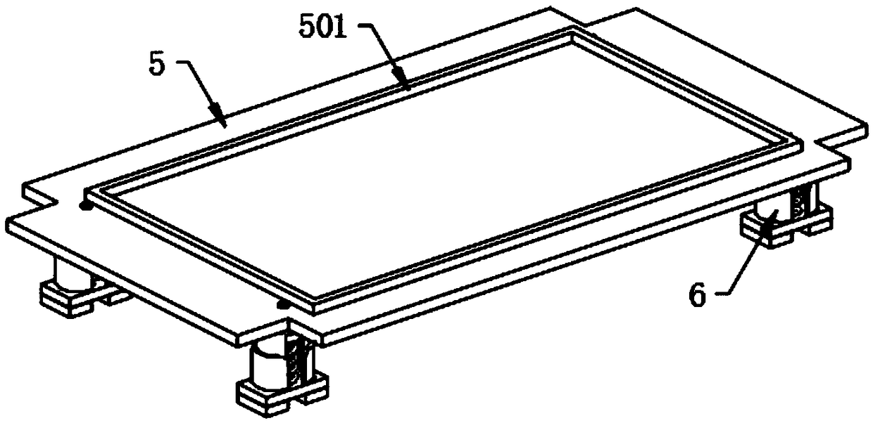 Computer protection chassis with shock absorbing function