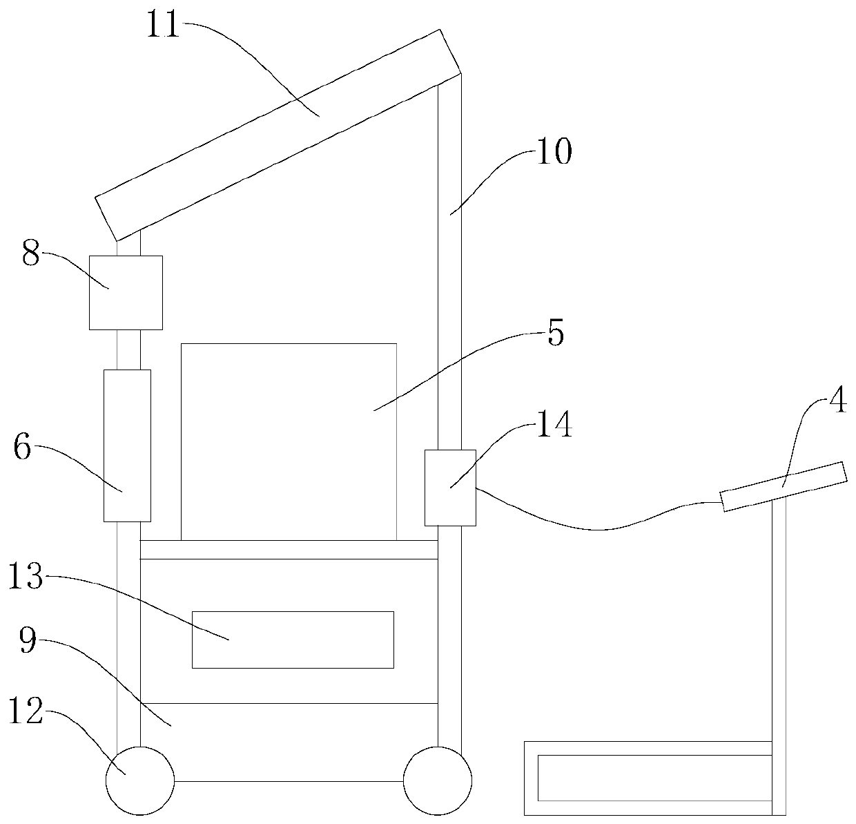 Integrated weighing and batching machine and weighing and batching method