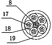 Noctilucence medium-voltage photoelectricity composite cable