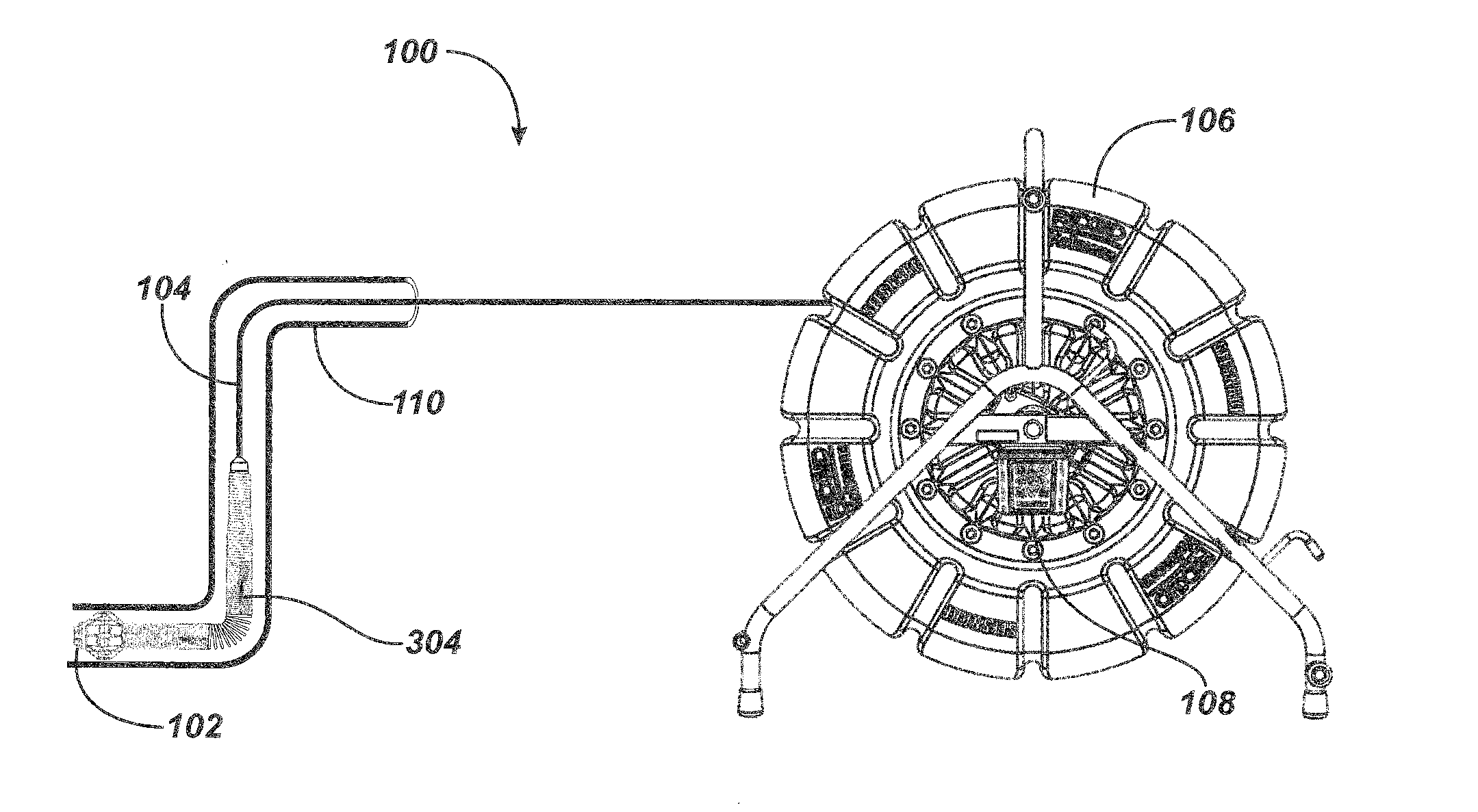 Push-Cable for Pipe Inspection System