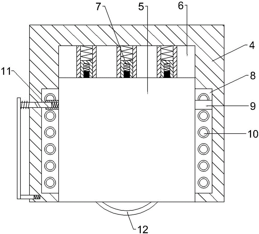 File storage cabinet with mechanical quick ejection function