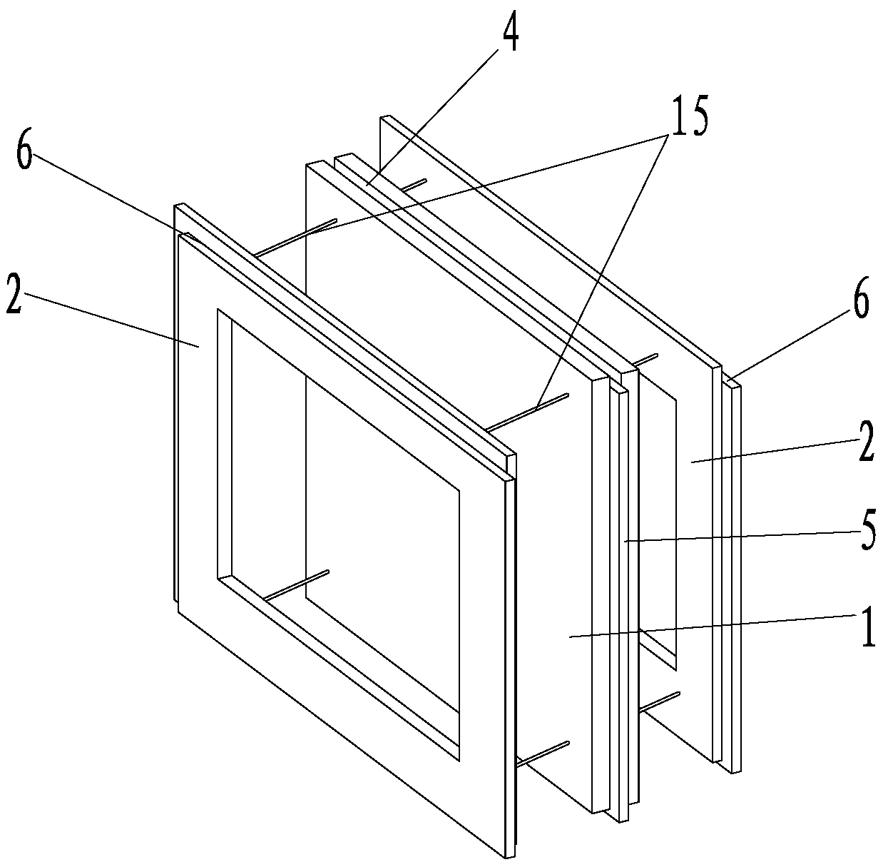 Heat insulation skeleton, heat insulation framework, heat insulation wall and construction method