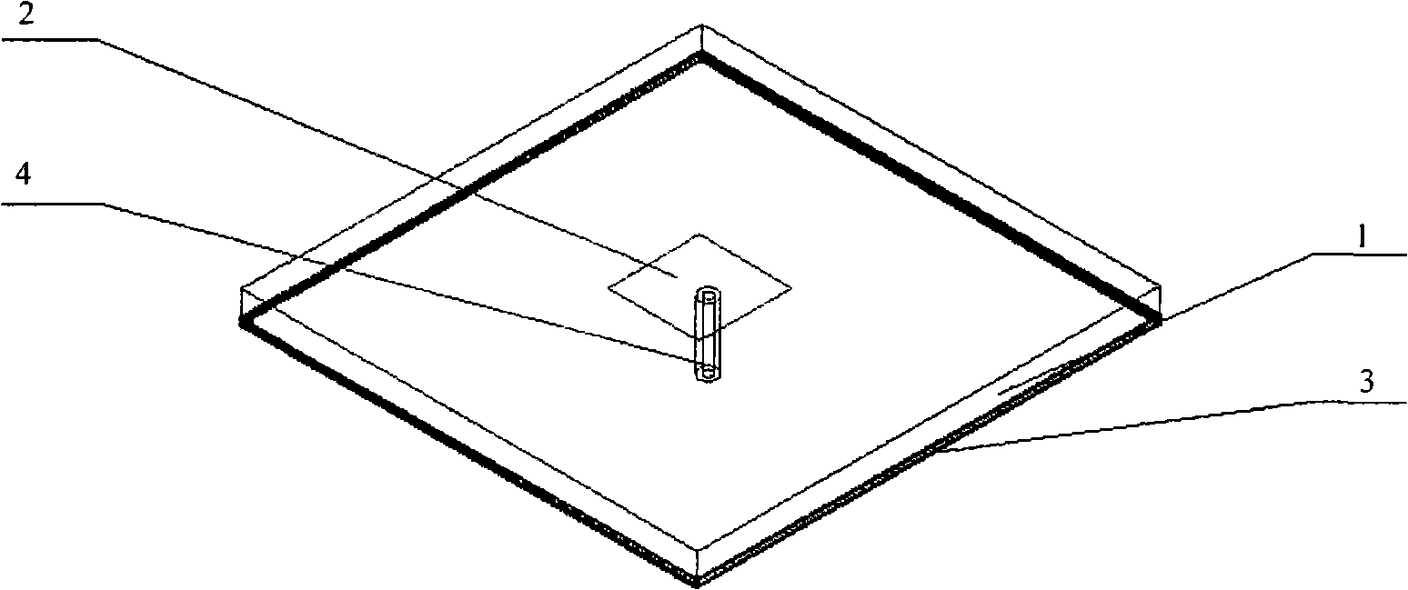 S waveband arborization left-handed material microstrip antenna