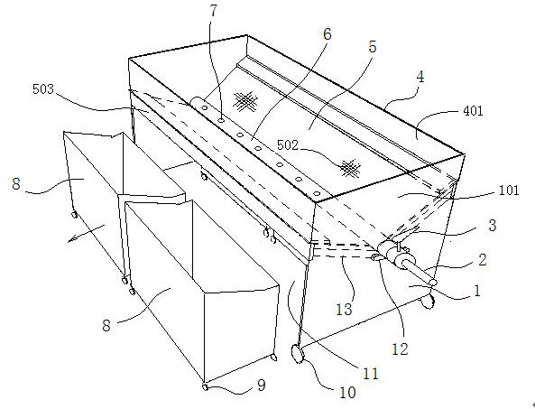 Domestic culture device for wild silkworms