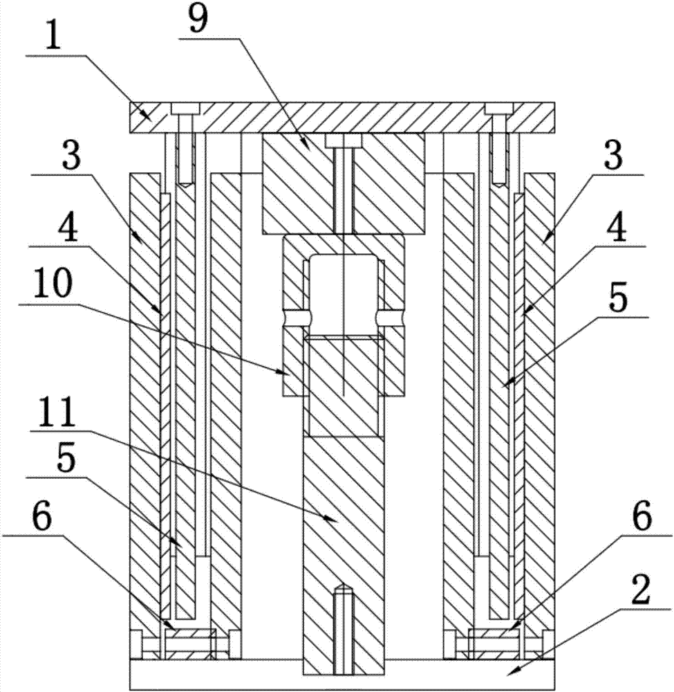 High-thrust driving vibration isolation device