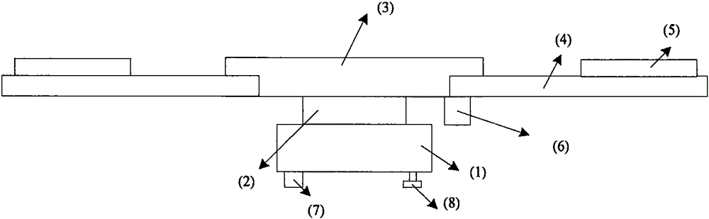 Device and method for adjusting mass characteristic of aircraft-simulated air bearing table