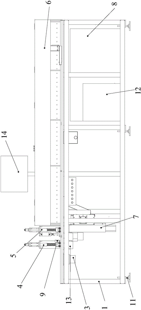 Numerical control groove broaching equipment for customized furniture board processing