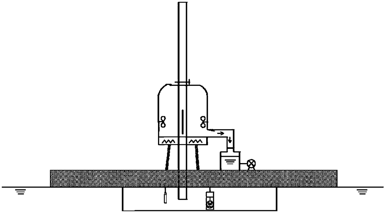 Device and method for rapidly separating and extracting micro-plastics in surface water