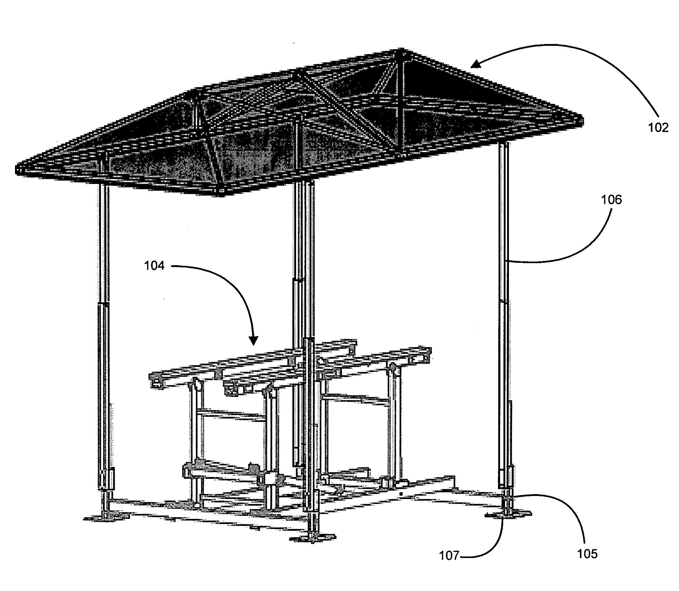 Modular boat lift canopy assembly and kit