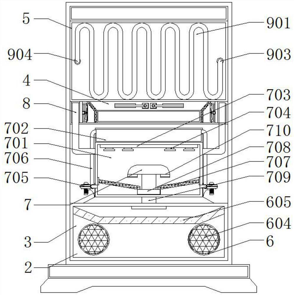 Water-cooling heat pump circulation indoor refrigeration central system