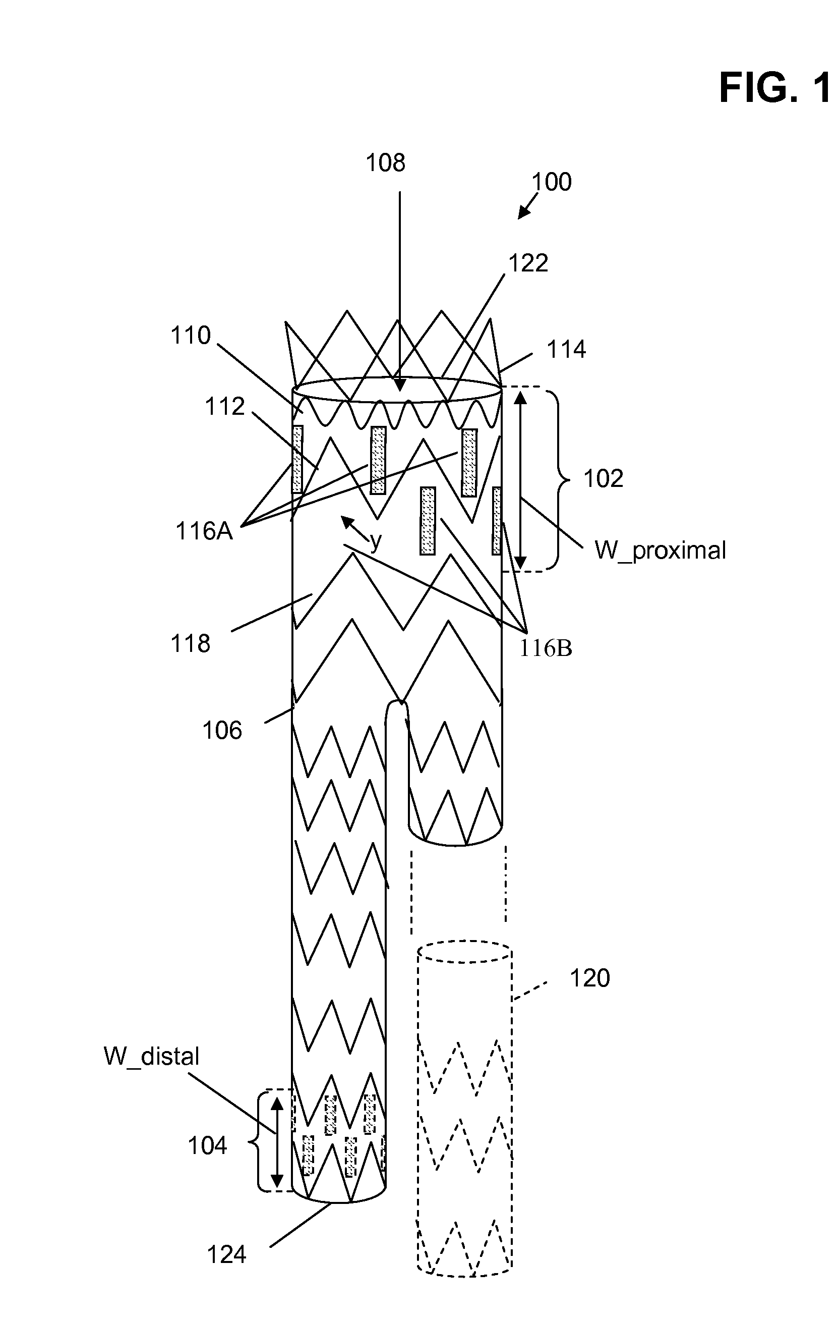 Stent Graft With Strips to Promote Localized Healing