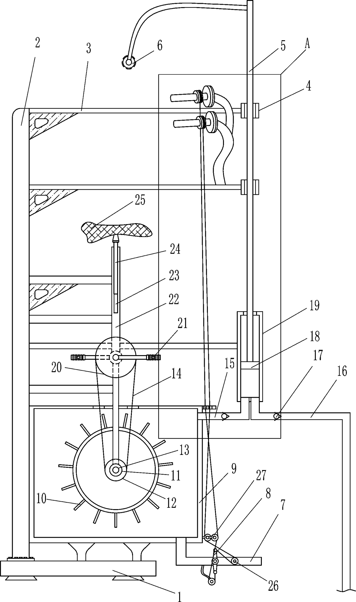 Park physical exercise device