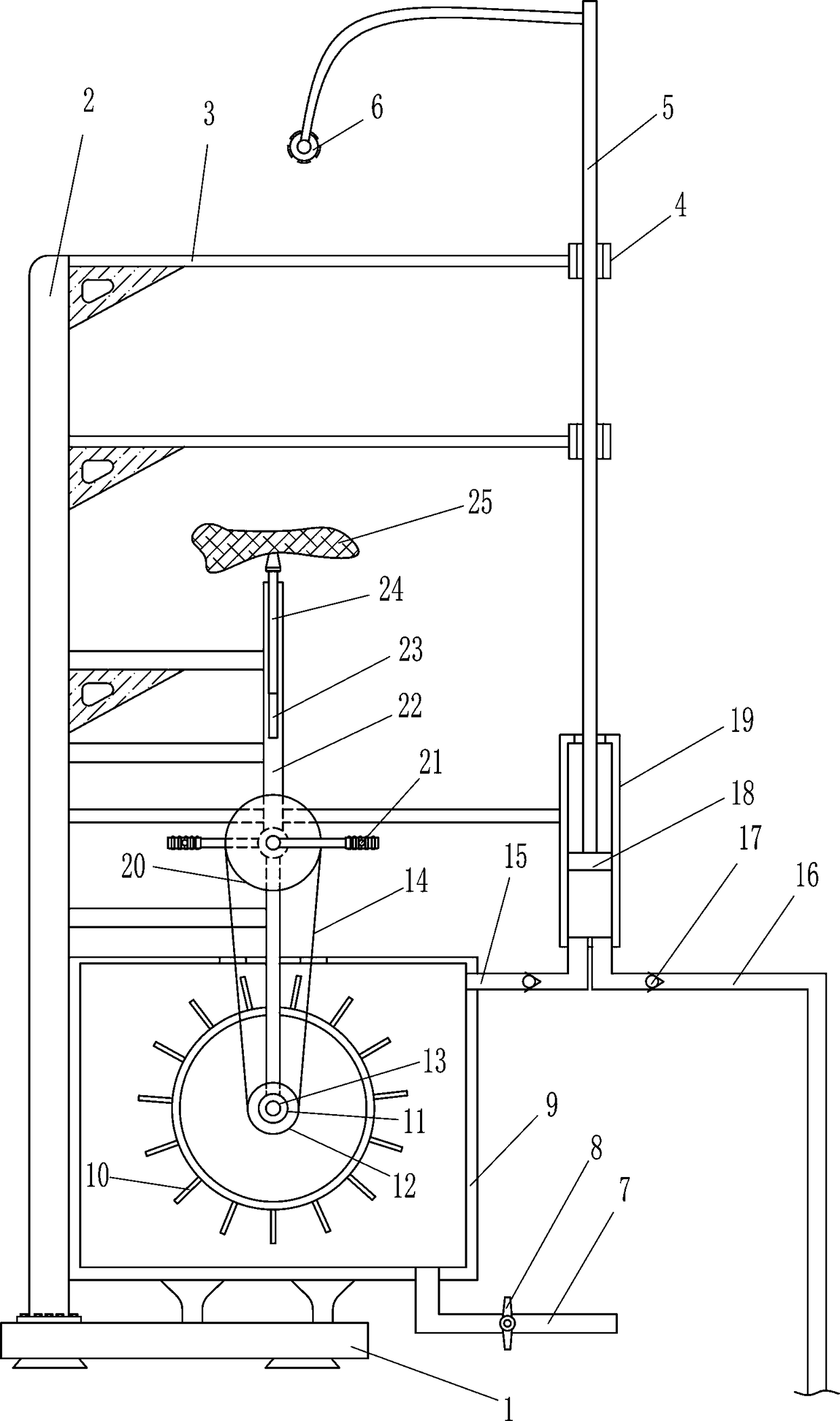 Park physical exercise device