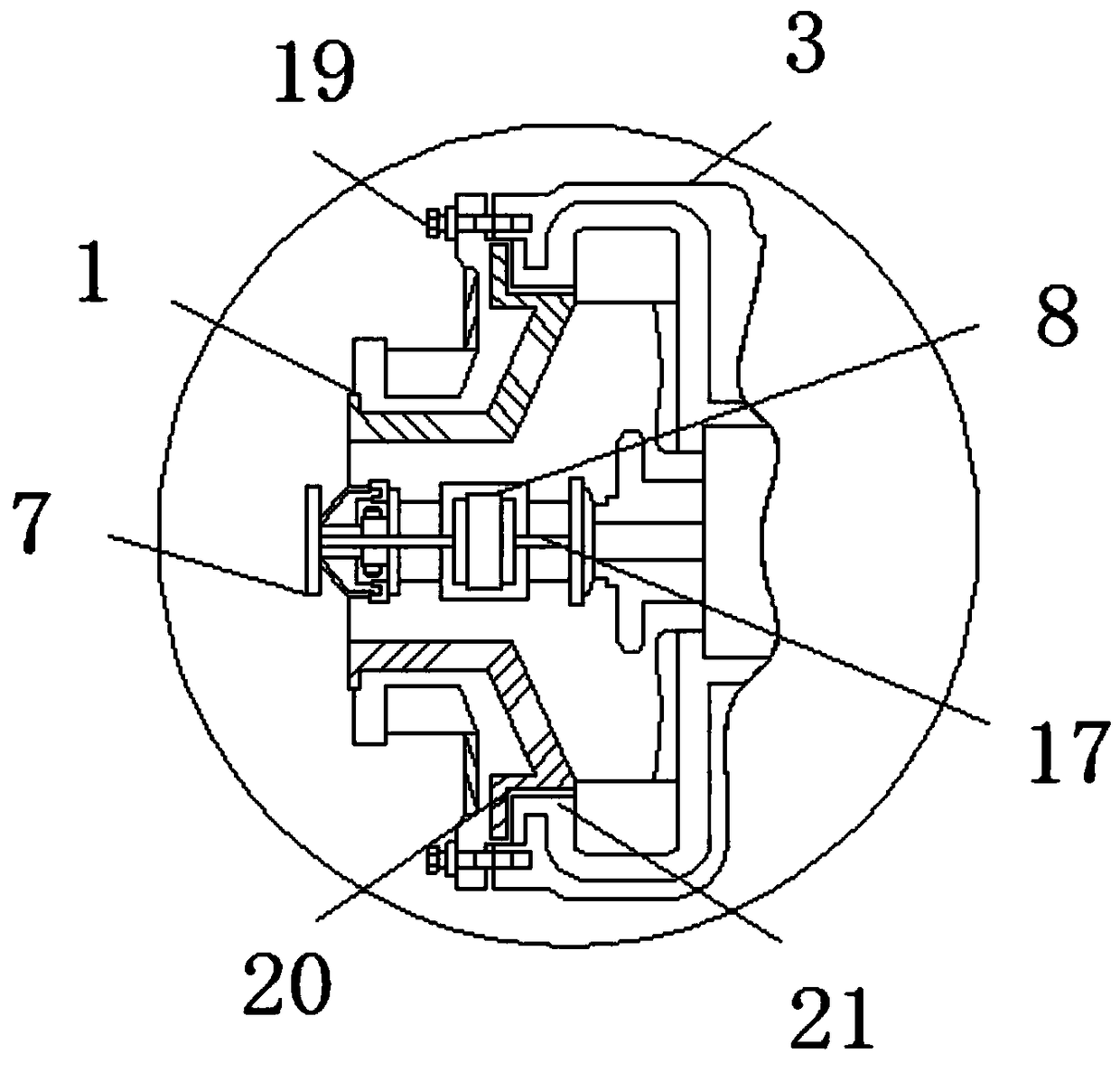 Sea water pump with anti-corrosion function